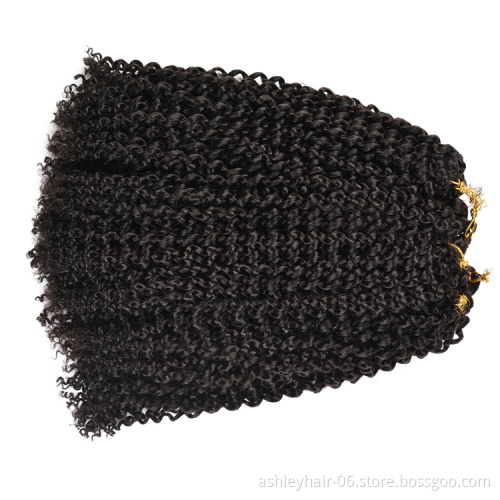 cheap water wave crochet hair mali bob kinky curly crochet hair extensions mali bob twists 8inch
